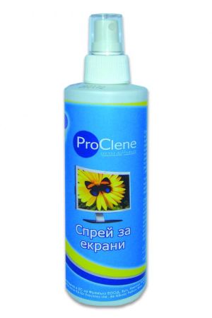 PROCLENE SCS250 антистатичен почистващ спрей за екрани
