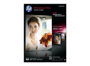 HP Premium Plus Semi-gloss Photo Paper - 20 sht / A4 / 210 x 297 mm (CR673A)