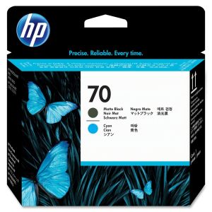 Мастилена касета HP 70 (C9404A) Matte Black and Cyan Printhead