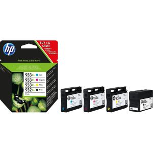 Комплект 4бр. мастилени касети HP 932XL (Black) 933XL (Cyan/Magenta/Yellow)