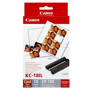 Canon Color Ink/Label set KC-18IL (54x86 mm), 18 sheets