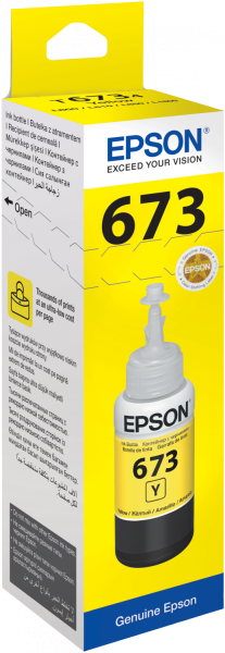 Бутилка с мастило EPSON T6734 Yellow (C13T67344A)