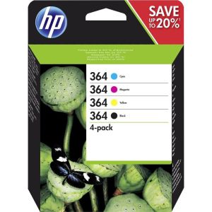 Комплект 4бр. мастилени касети HP 364 Combo-pack (N9J73AE)