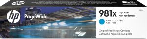 Мастилена касета HP 981X PageWide (L0R09A) Cyan
