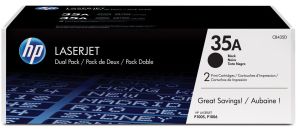 Комплект тонер касети HP 35A CB435AD (Black)