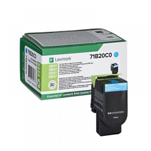 Тонер касета LEXMARK 71B20C0 (Cyan)