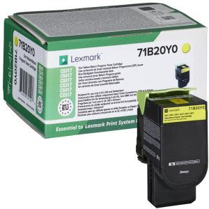 Тонер касета LEXMARK 71B20Y0 (Yellow)