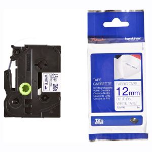 Fabric Tape Blue on White Brother TZE-FA3