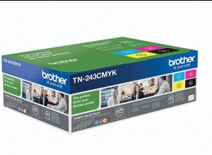 Комплект 4бр. тонер касети BROTHER TN-243CMYK (Cyan, Magenta, Yellow, Black)