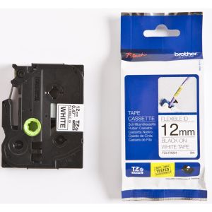 Tape Black on White, Flexible Brother TZE-FX231