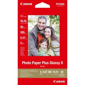 Фотохартия Canon Plus Glossy II PP-201, 10x15 cm, 50 sheets