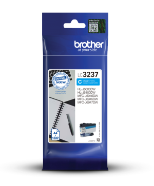 Мастилена касета BROTHER LC3237C Cyan
