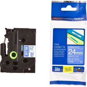 Tape White on Blue Brother TZE-555