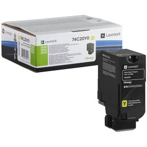 Оригинална тонер касета LEXMARK 74C20Y0 Yellow