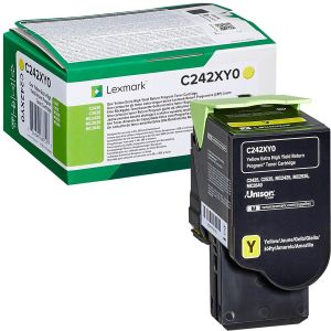 Оригинална тонер касета LEXMARK C242XY0 Yellow