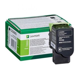Оригинална тонер касета LEXMARK C2320K0 Black