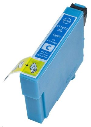 Съвместима мастилена касета EPSON T1812 (C13T18124010) Cyan