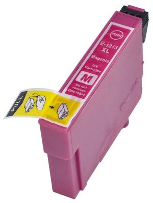 Съвместима мастилена касета EPSON T1813 (C13T18134010) Magenta