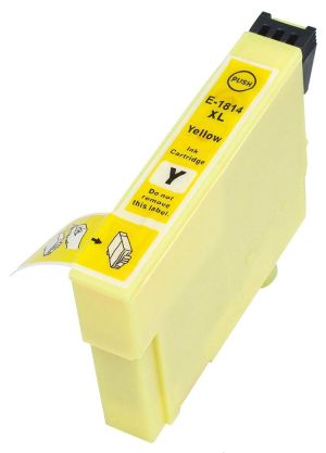 Съвместима мастилена касета EPSON T1814 (C13T18144010) Yellow