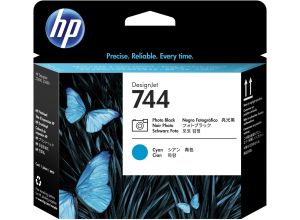 Мастилена касета HP 744 Printhead (F9J86A) Photo Black & Cyan