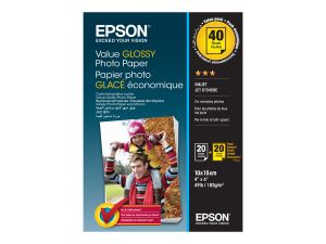 Фотохартия EPSON C13S400044 Glossy 10x15cm 40 sheet