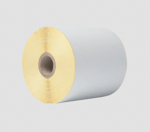 Direct Thermal Continuous White Label Roll Brother BDE-1J000102-102, 102 mm x 56.4 m