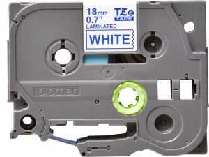 Tape Blue on White Brother TZE-243