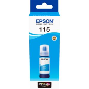 Бутилка с мастило EPSON 115 EcoTank Cyan C13T07D24A