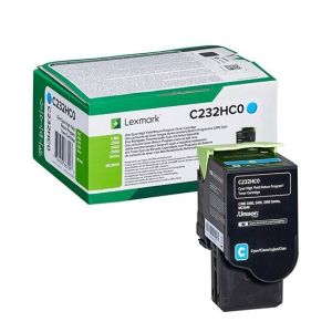 Оригинална тонер касета LEXMARK C232HC0 Cyan