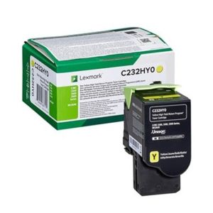 Оригинална тонер касета LEXMARK C232HY0 Yellow