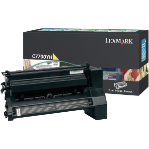 Оригинална тонер касета LEXMARK C77X C7700YH (Yellow)