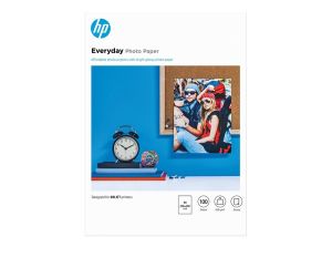HP Everyday Glossy Photo Paper - 100 sht / A4 / 210 x 297 mm (Q2510A)