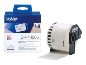 White Removable Paper Tape Brother DK-44205