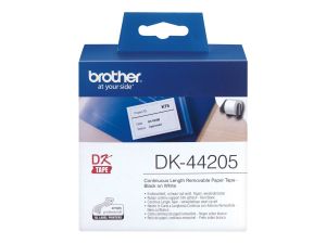 White Removable Paper Tape Brother DK-44205