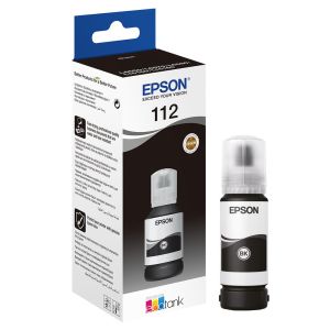Бутилка с мастило EPSON 112 EcoTank Black (C13T06C14A)