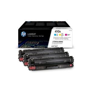 Комплект 3 бр. тонер касети HP 410X (CF252XM) Cyan/Magenta/Yellow