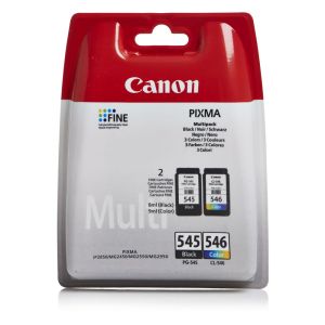 Комплект 2бр. мастилени касети Canon PG-545 Black / CL-546 Color Multi Pack (8287B005AA)