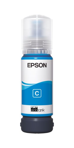 Бутилка с мастило EPSON 108 EcoTank Cyan C13T09C24A