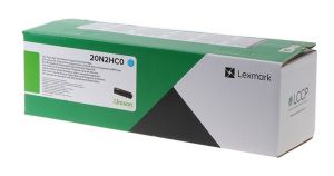 Оригинална тонер касета LEXMARK 20N2HC0 Cyan