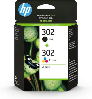 Комплект 2бр. мастилени касети HP 302 (X4D37AE) Black / Tri-Color