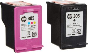 Комплект 2 бр. мастилени касети HP 305, 6ZD17AE, Black & Tri-Color