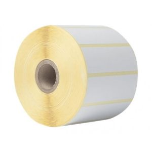 White Direct Thermal Die-Cut Label Roll Brother BDE-1J026076-102, 76 mm x 26 mm