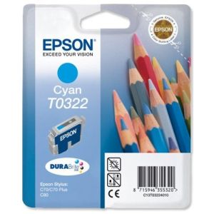 Мастилена касета EPSON T0322 Cyan