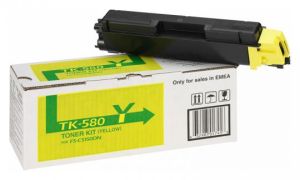 Оригинална тонер касета Kyocera TK-580Y (Yellow)