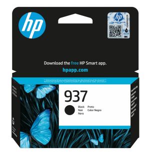 Мастилена касета HP 937 Black, 4S6W5NE