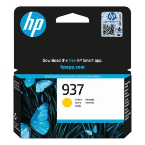 Мастилена касета HP 937 Yellow, 4S6W4NE