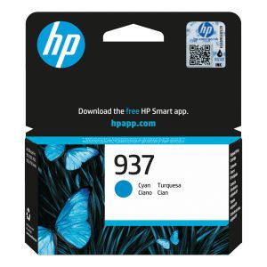 Мастилена касета HP 937 Cyan, 4S6W2NE