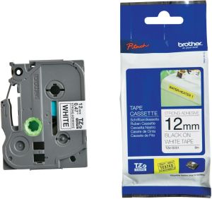 Tape Black on White Brother TZ-ES231