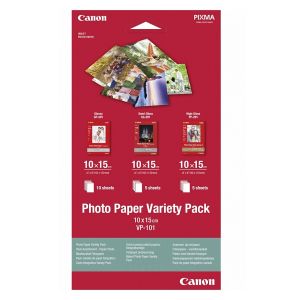 Фотохартия Canon Photo Paper Variety Pack VP-101, 10x15cm, 20 sheets, 0775B078AA