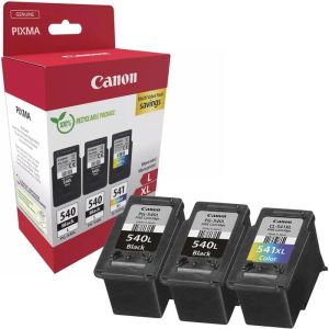 Комплект 3бр. мастилени касети Canon PG-540L x2 / CL-541XL Multi Pack 5224B017AA